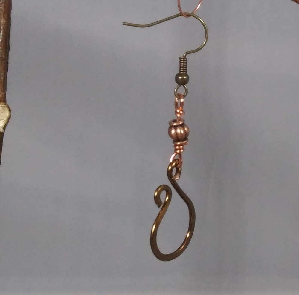 Handmade Wire & Bead Earrings NWT
